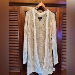 Beige Knit Cardigan